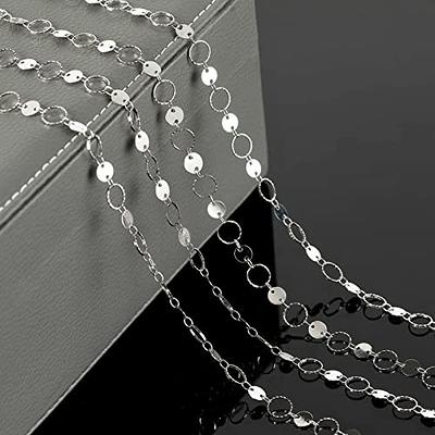 80 Feet Necklace Chains Roll for Jewelry Making, 8 Colors Jewelry Making  Chains 2 mm Metal Chains with Open Jump Rings and Lobster Clasps for  Jewelry Making DIY Necklace Bracelet Anklet 