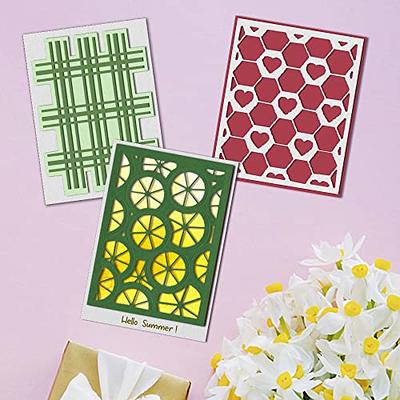 3 Sheets Rectangle Frame Die Cuts for Card Making, Hollow Geometric  Background Cutting Dies Hearts Grids Square Dies Stencils Embossing  Template for Scrapbooking DIY Cards Album Crafts Supplies - Yahoo Shopping
