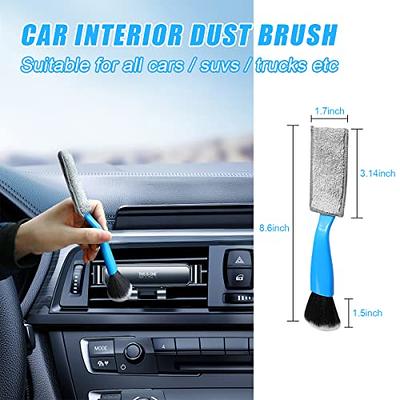 5x Car Interior Detailing Brush Boar Hair Wheel Air Conditione Cleaning  Tools US
