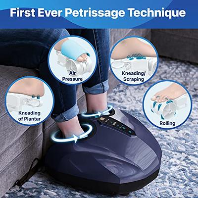 Therapeutic Shiatsu Foot Massager Combine Kneading, Rolling and Massag