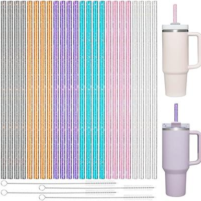 12 inch Colorful Stainless Steel Straws