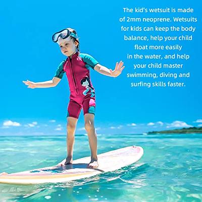 Goldfin Kids Wetsuits for Boys Girls, 2mm Toddler Shorty Wetsuit Youth Neoprene  Suit Front Zip Keep Warm for Water Aerobics Diving Surfing Swimming - Yahoo  Shopping