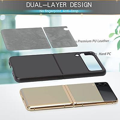 Premium Designer Leather Case for Samsung Z Flip 3