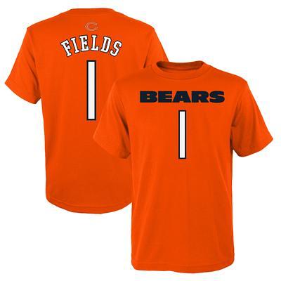 Justin Fields Chicago Bears Pro Standard Player Name & Number Hoodie  T-Shirt - Navy