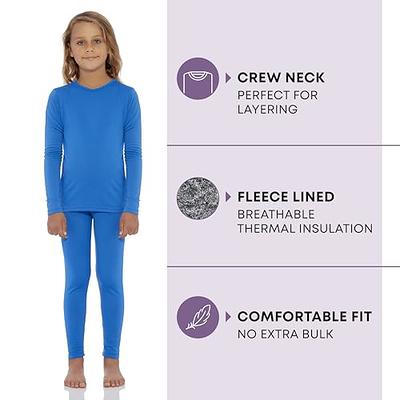 Rocky Thermal Underwear for Girls Cotton Knit Thermals Kids Base Layer Long  John