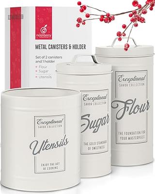 Chalkboard Rooster 3 Piece Kitchen Canister Set Home Essentials and Beyond  - Yahoo Shopping