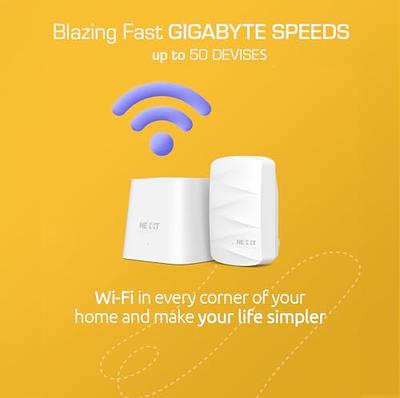 Mesh WiFi System - Mesh Router up to 6000 sq. Ft and 90 Devices Whole Home  Coverage, 1900Mbps WiFi Mesh Network, WiFi Router/Extender Replacement