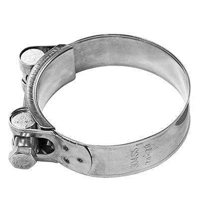  AKIHISA T-Bolt Hose Clamps,304 Stainless Steel Heavy