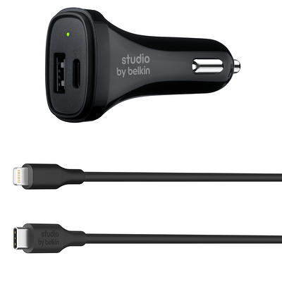 Belkin Boostcharge Pro Flex Usb-c Lightning Connector 6.6' Cable + Strap -  Black : Target