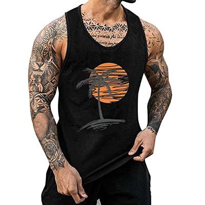 Men's Sleeveless Running Tank Top |  Stone Grey / XL