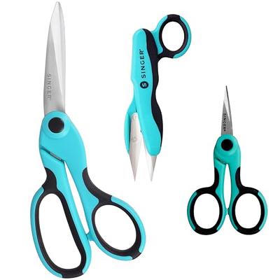Professional Pinking Shears, Comfort Grip Handle Stainless Steel  Dressmaking Scissors Sewing Art Craft Cut Tool, Serrated and Scalloped  Blade Cutting