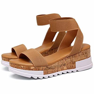 Cute High Heel Sandals - Cork Sandals - Cork Wrapped Sandals - Lulus