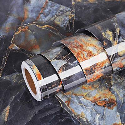 Livelynine Gold Marble Contact Paper Peel and Stick Countertops for Kitchen Table Desk Counter Top Covers Self Adhesive Wallpaper for Bathroom Sink