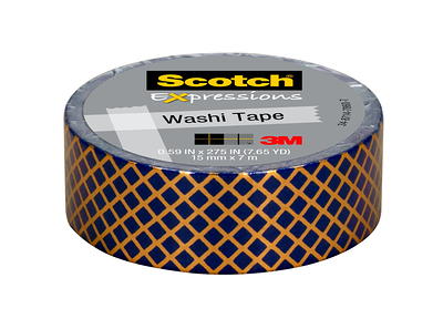 Scotch Expressions Glitter Tape 0.59 x 196 Gold - Office Depot