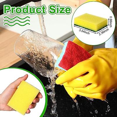 Kitchen Cleaning Sponge,Eco Non-Scratch for Dish,Scrub Sponge (Pack of 200), Size: 200pcs