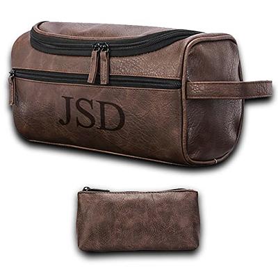 Mens Toiletry Bag Leather Toiletry Bag Men Monogrammed 