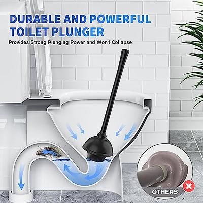 uptronic Toilet Plunger and Brush, Bowl Brush and Heavy Duty