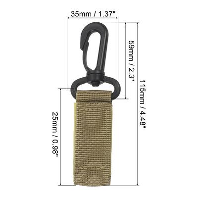 Tactical Molle Carabiners Key Chain Hooks Webbing Key Ring Holder Quick  Release