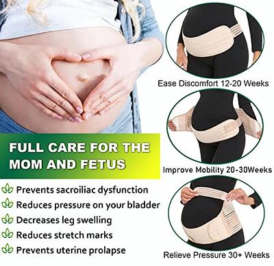 Pregnant Women Belts Adjustable Waist And Belly Strap Pregnancy Reduce  Discomfort & Pain Pink Grey Maternity Accessories