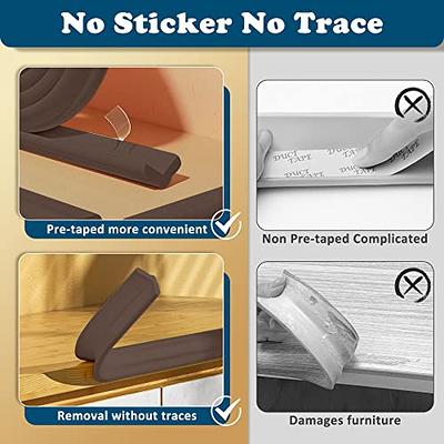 Baby Proofing Edge Protector for Baby 9.84ft Clear Edge Protector Strip  Safety Corner Guards Child Proof Corner Bumper for Furniture 2 X 9.84