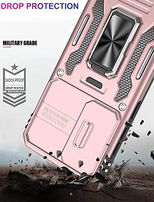 Galaxy S23 FE Case,Samsung Galaxy S23 FE Case,with Screen Protectors and  Camera Cover,[Military Grade] 16ft.Drop Tested Cover with Magnetic  Kickstand