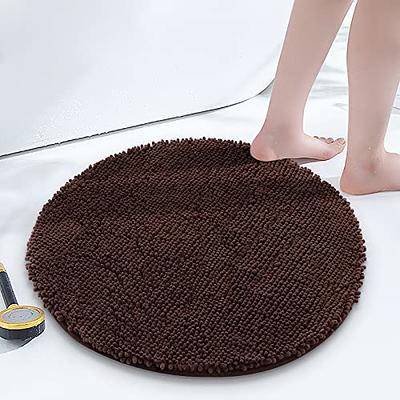 Double Ruffle Collection Absorbent Cotton Machine Washable Bath Rug - Yahoo  Shopping