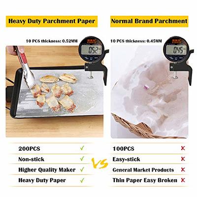 katbite 200Pcs 9x13 inch Heavy Duty Parchment Paper Sheets, Precut Parchment  Paper for Quarter Sheet Pans Liners, Baking Cookies, Bread, Meat, Pizza,  Toaster Oven (9x13) - Yahoo Shopping