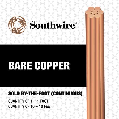 Southwire 1-ft 6-Gauge Stranded Soft Drawn Copper Bare Wire (By