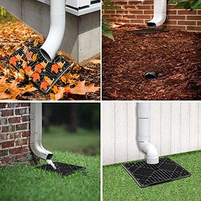 12 No Dig Low Profile Catch Basin Downspout Extension Combo Kit