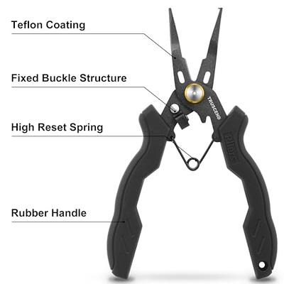TRUSCEND Fishing Pliers Kit with Fishing Wacky Rig Tool, Saltwater  Resistant Teflon Coated Multi-Function Fishing Gear, Fish Hook Remover  Split Ring Plier Fly Fishing Tools, Fishing Gifts for Men - Yahoo Shopping