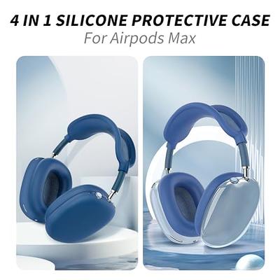 [2 Sets] Case for AirPods Max Ear Cups Cover & Headband Cover, Soft  Silicone Anti-Scratch/Dust-Proof Earphone Earpad Cover & Headband Cushion  for