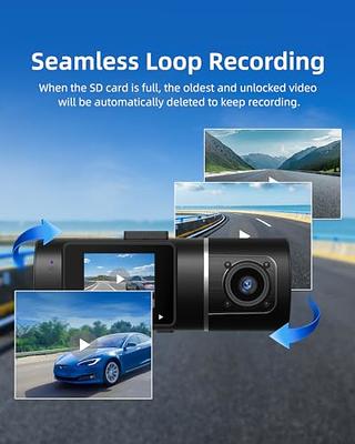 Dash Cam 4K, Dash Camera for Cars 2160P Dash Cam Front Car Camera with  WiFi/App Dash Cam for Trucks Dashcams with Super Night Vision, Loop  Recording