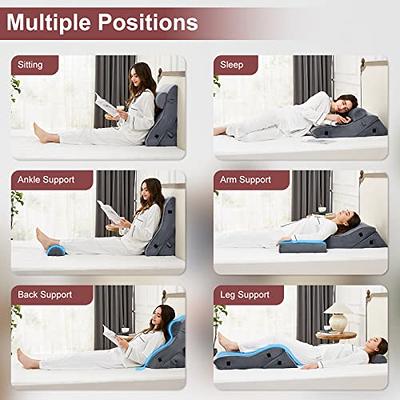 Homemate Bed Wedge Pillow For Sleeping, Leg Support With Washable