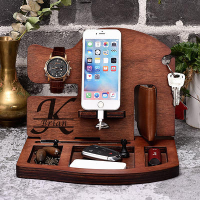 Personalized Gifts for Dad Birthday I Docking Station I Wooden