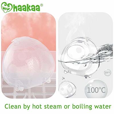 haakaa Ladybug Milk Collector Breast Milk Saver Breast Shell for  Breastfeeding, Collect Breastmilk Leaks, Skin-Friendly and Easy to Wear