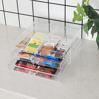 Clear Stackable Acrylic Storage Containers With 2 Drawers Under Sink  Storage Bins Case Box For Jewelry Hair Accessories Nail Polish Lipstick  Make up