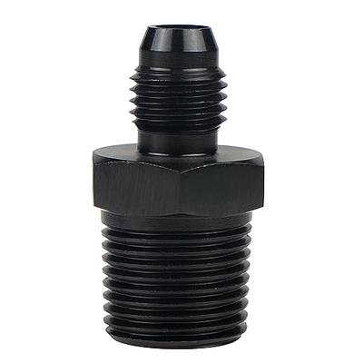 6AN Female to 3/8 Tubing Adapter Fuel Hardline Tube Fitting, 6 AN Female  to 3/8 inch Hard Line Connector Aluminum Black Anodized - Yahoo Shopping