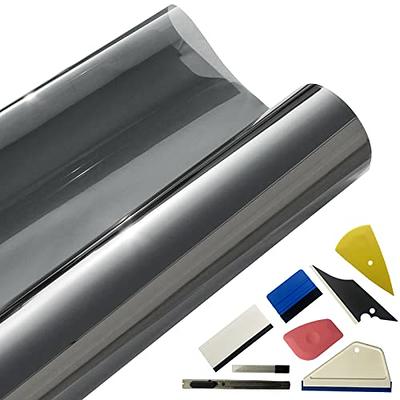 MKBROTHER 5% VLT 30 in x 5' Ft (30in x 60in) Heat & UV Block Professional  Window Tint Adhesive Film Auto Car