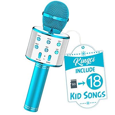 Cool Toys for 4-14 Year Old Girls,Birthday Gifts for 4-14 Years Old Girls  Boys, Wireless Bluetooth Karaoke Microphone for Kids 