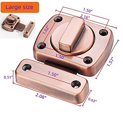 Door Lock Gate Latch,1 Set, Rust-Resistant, Easy Installation