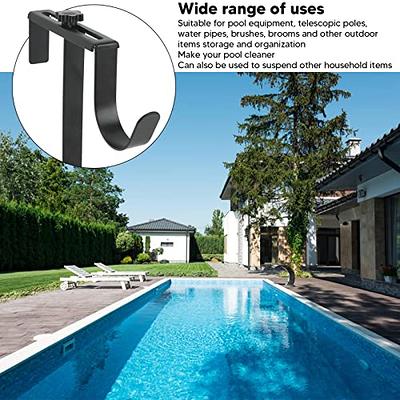 2PCS Triple Hook Garden Hanger Swimming Pool Telescopic Pole Hook Pool  Hanger Spa Pole Holder And Hose Hanger For Cleaning Equipment