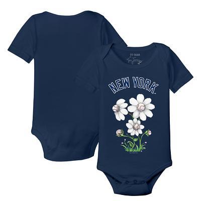 Seattle Mariners Tiny Turnip Infant Diamond Cross Bats Bodysuit - White