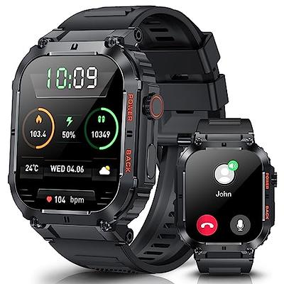 C21 Alexa Smart Watch(Calls/Bluetooth/Email) for Men Women, Sleep Heart  Rate Blood Oxygen Monitor for Android & iPhone Smartwatches, 60+ Sport  Modes