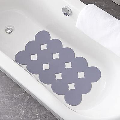 Webos Patented Non Slip Bathtub Mat Shower Mat Bath Mat Tub Mats with  Strong Suction Cups Soft Natural Rubber Bath Mat for Inside The tub  (Circle-Grey, 28x16 inch) - Yahoo Shopping