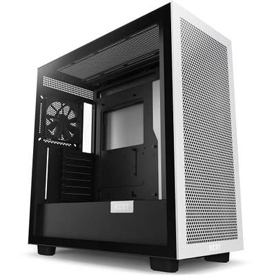  NZXT H510 - CA-H510B-W1 - Compact ATX Mid-Tower PC Gaming Case  - Front I/O USB Type-C Port - Tempered Glass Side Panel - Cable Management  System - Water-Cooling Ready - White/Black 