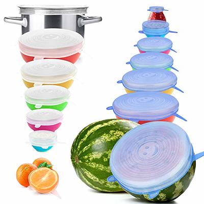 Elastic Food Storage Covers, Reusable Bowl Covers Stretch Lids