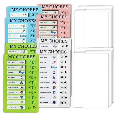 6 Pieces) Chore Chart Memo Checklist Board, Chore Chart for Kids, to Do  List Message Board with 20 Removable Replacement Blank Card Stocks for Home  Travel Daily Planning - Yahoo Shopping