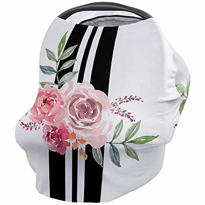 Nursing Cover for Breastfeeding, Momcozy Carseat Canopy Privacy  Breastfeeding Cover Nursing Poncho, Baby Car Seat Cover Ultra Soft Floral  Scarf, Stroller Cover for Baby and Mom : : Baby