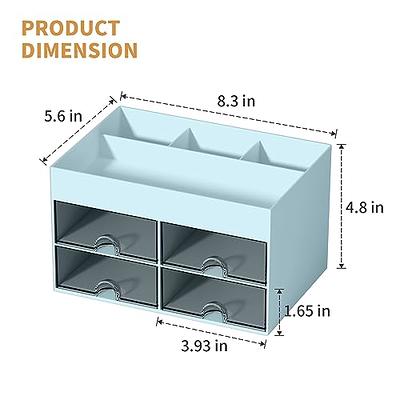 ARCOBIS Acrylic Desk Organizer with 1 Drawers, Clear Office