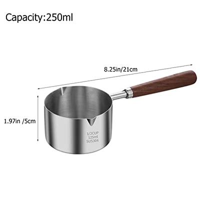  Stainless Steel Composite Bottom Cooking Pot Single Handle  Saucepan with Lid Kitchen Cookware for Home Kitchen or Restaurant: Home &  Kitchen